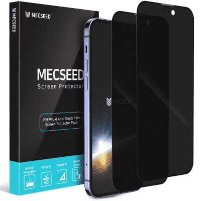 프라이버시필름 MECSEED 6DX 마스터 사생활 프라이버시 풀커버 강화유리 휴대폰 액정보호필름 2p 세트, 1세트