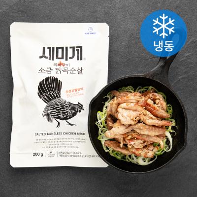닭목살 [로켓프레시] 세미계 소금닭목순살 직화구이 (냉동), 1개, 200g