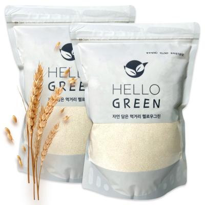 쌀겨가루 헬로우그린 국내산 고운 미강가루 1kg  100%쌀겨가루