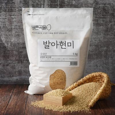 현미 바른곡물 국산 발아현미, 5kg, 1개