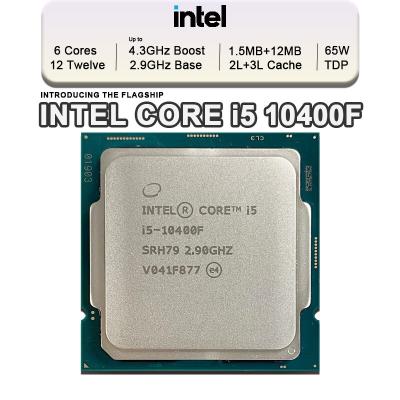 i510400 인텔 코어 i510400F i5 10400F 2.9 GHz 6 12 스레드 CPU 프로세서 L2 = 1.5M L3 12M 65W LGA 1200