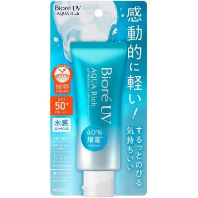 아쿠아선크림 일본 Biore UV 비오레 선크림 아쿠아리치 워터리 에센스 70g, 1개, 70g