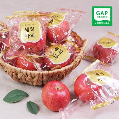 사과 [프리팜] GAP인증 껍질째 먹는 아삭달콤한 세척 사과 2.5kg(박스), 2.5kg(12과내), 1개
