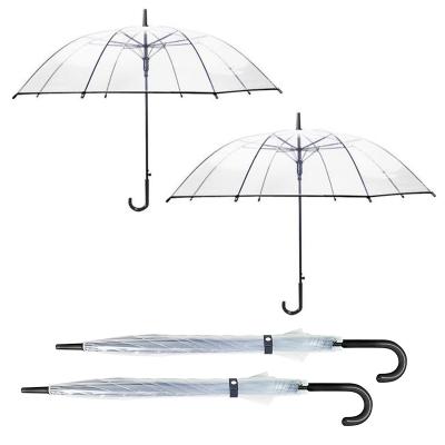 투명우산 다살라 프리미엄 투명 자동 장우산 4개 1세트