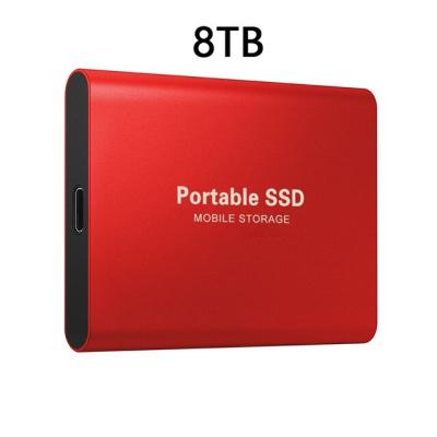 외장ssd ssd 외장하드 2023 휴대용 SSD, 타입-C USB 3.1, 4TB 8TB 16TB 30TB 2TB 외장 M.2, 노트북 데스크탑 플래시, 04 red 8TB