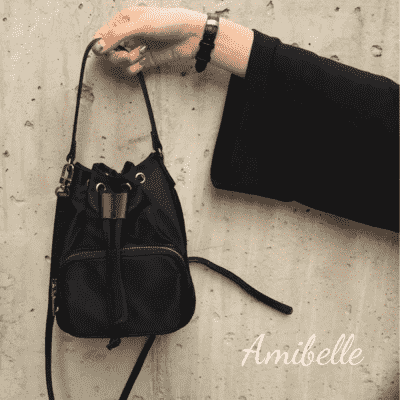 버킷백 아미밸르 여성 버킷백 복조리 크로스 미니 가방